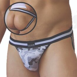 Suspensor lycra militar gris
