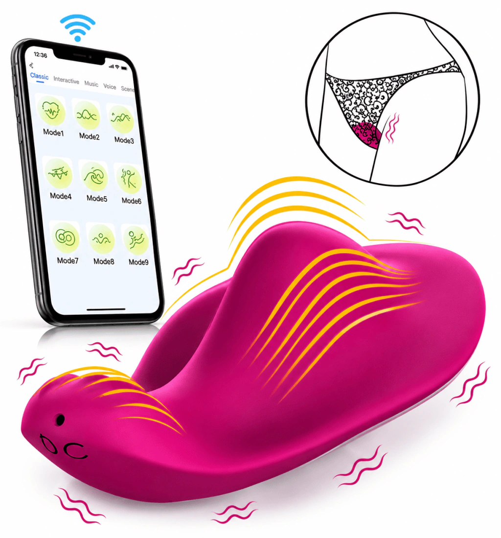 Vibrador Butterfly App - para tanga