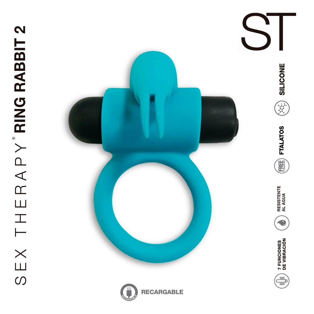 Anillo vibrador RABBIT 2 recargable
